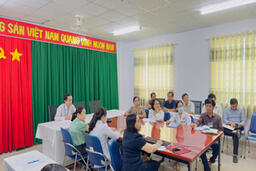 Trung tâm Y tế thành phố Long Xuyên tổ chức Hội nghị sơ kết  hoạt động Cải tiến chất lượng bệnh viện, 06 tháng đầu năm 2024