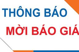 Thông báo về việc mời nộp báo giá cung cấp máy sấy tay